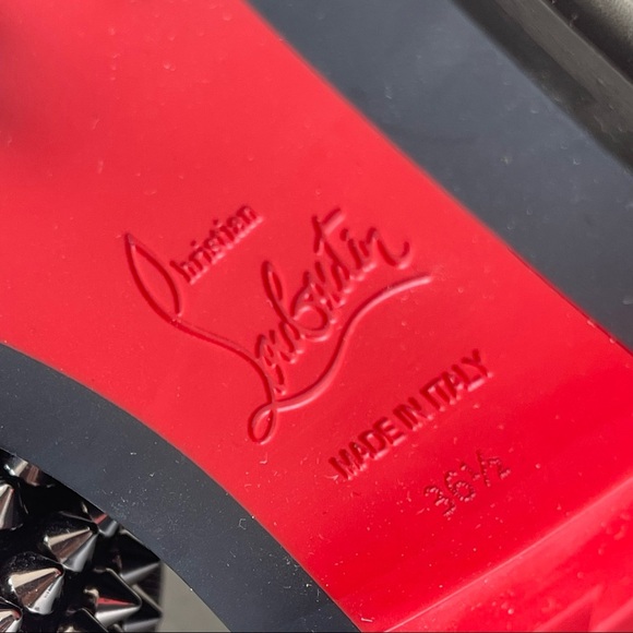 LOUBOUTIN boots spike toe tip - Picture 6 of 12